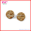 3D Embossed Dragon-Design Custom Jeans Button for Denim Jeans Wear (TC-BU101)